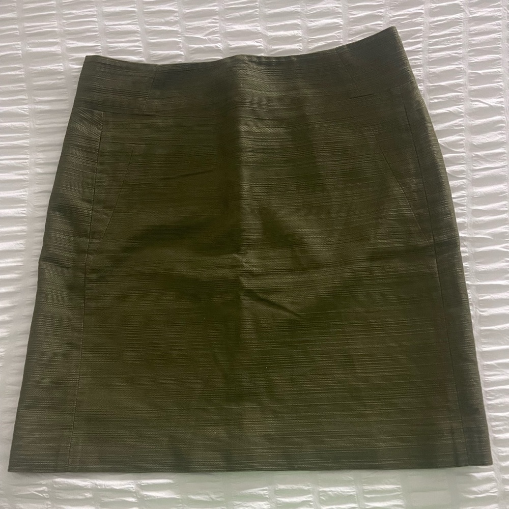 Ann Taylor army green skirt